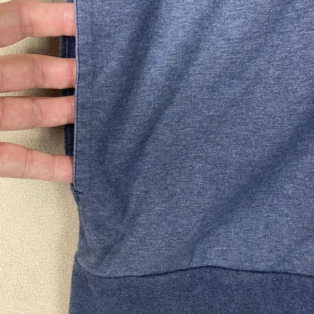 Travis Mathew Sweater Mens Extra Large Blue 1/4 Zip Pullover Sweatshirt Golfing - Picture 9 of 11